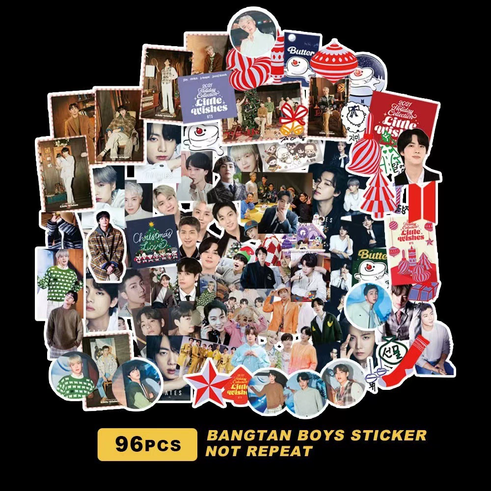 Sticker Pack (DECOKIT) K-pop‑inspired Sheet Set, Assorted Designs, 78–106 pcs