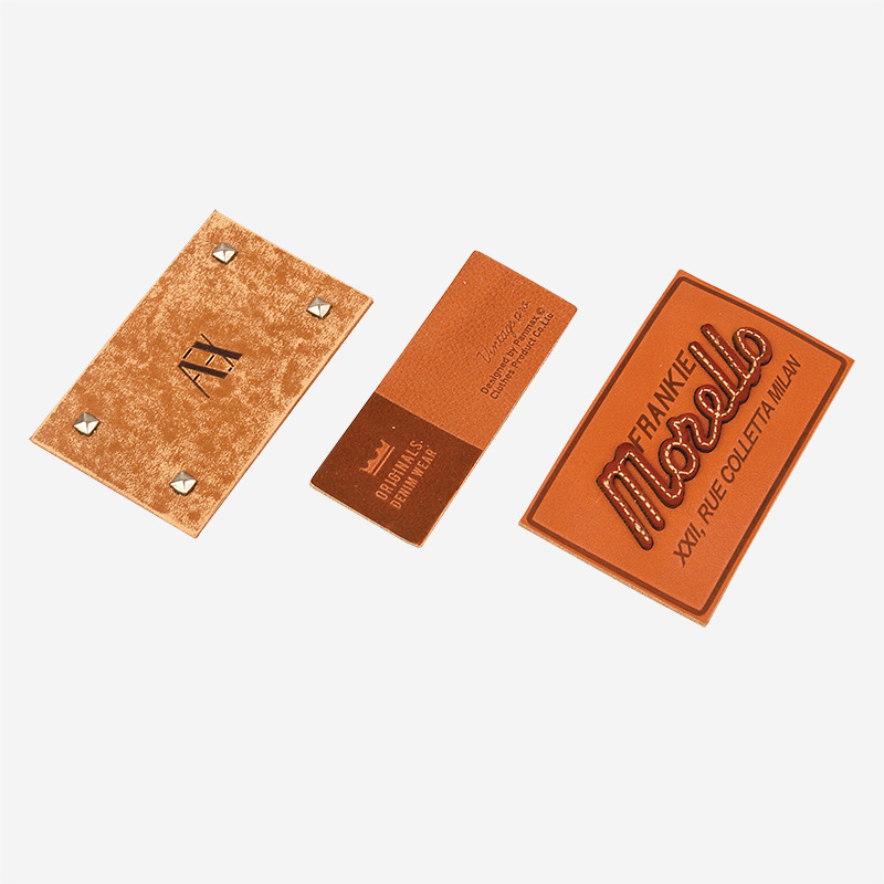 服装皮革商标牌压印logo鞋帽箱包皮徽章牛仔裤刺绣pu仿真皮标定制-阿里巴巴