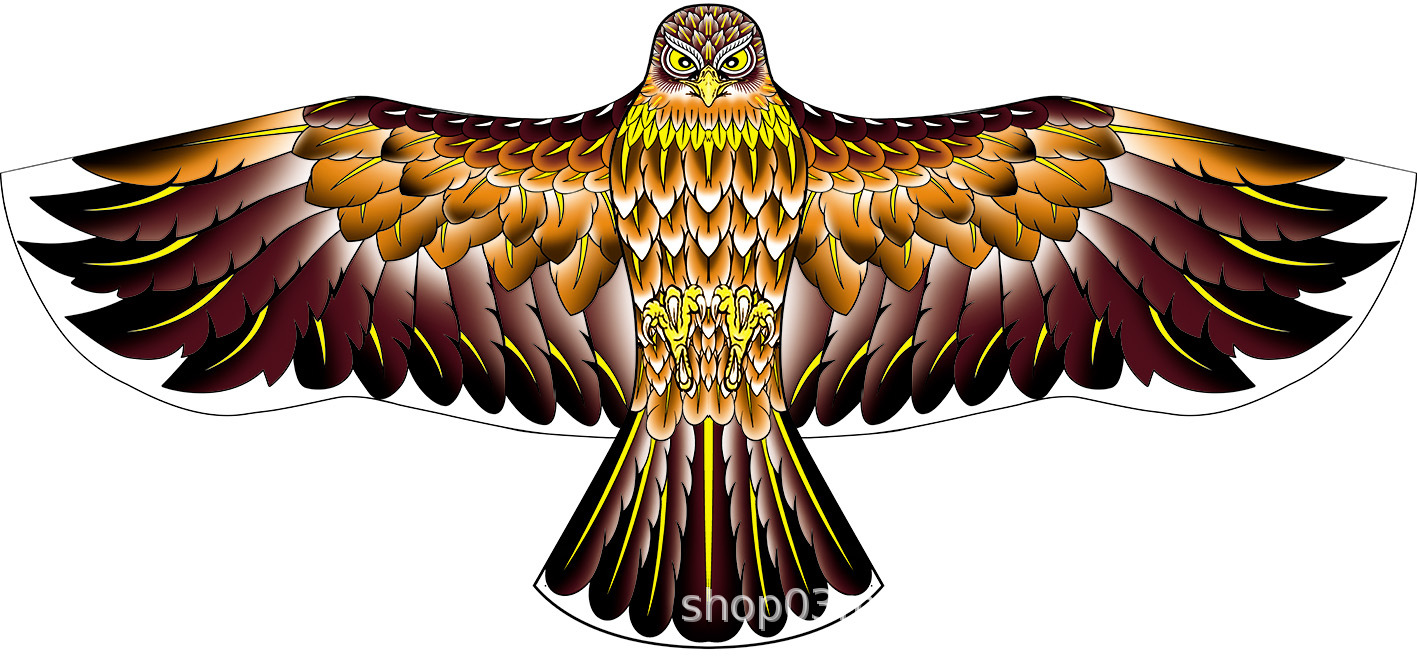 Weifang Eagle cometa al por mayor pastoral pájaros aterrorizadores de pájaros artefactos de la brisa fácil de volar niños dibujos animados adultos fabricantes de cometas
