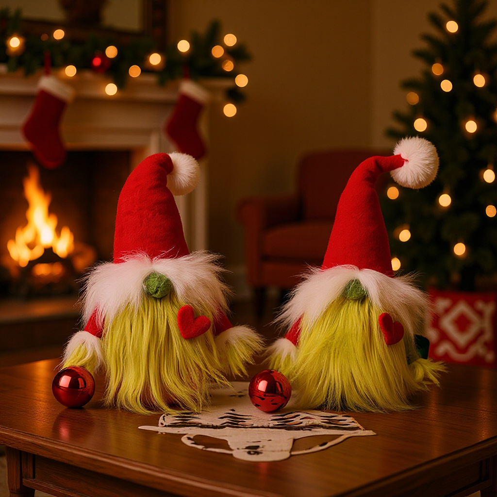 Christmas red doll