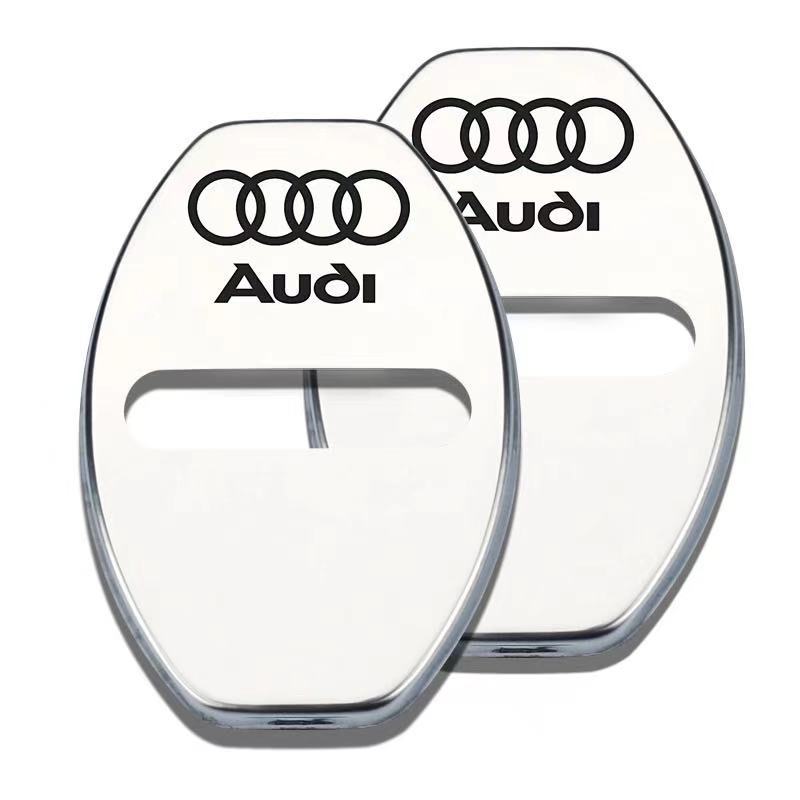适用于奥迪Q3/Q5/Q7/A4L/A3/A7新A6L车门锁扣盖防锈车门扣盖子|ms