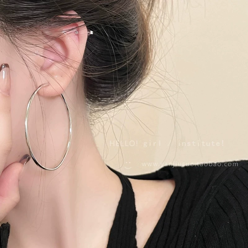 Серебряные серьги, стиль высокого качества, европейский стиль