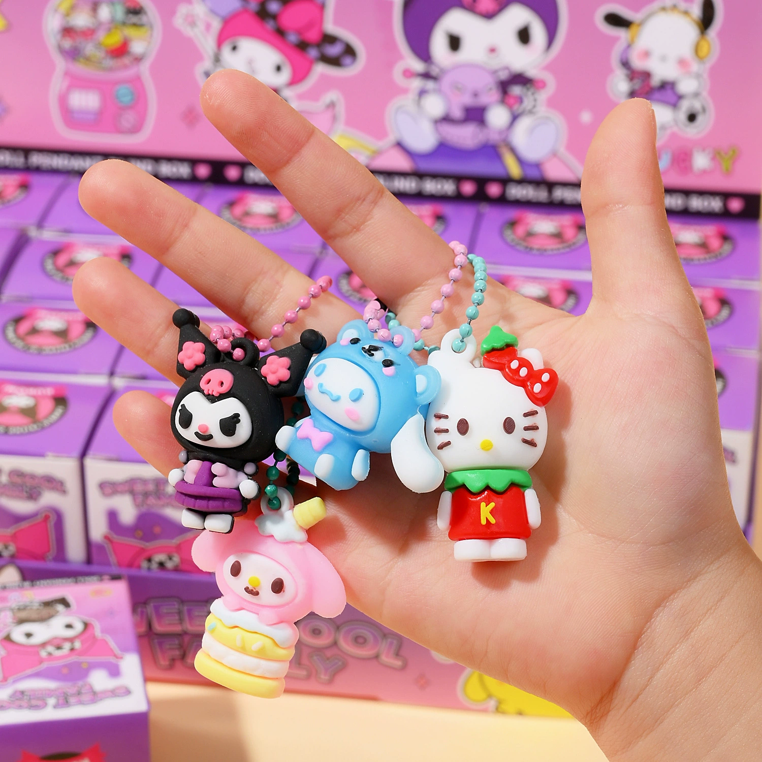 Sanrio игрушка, подвеска, детская мини-фигурка, подарок на день рождения