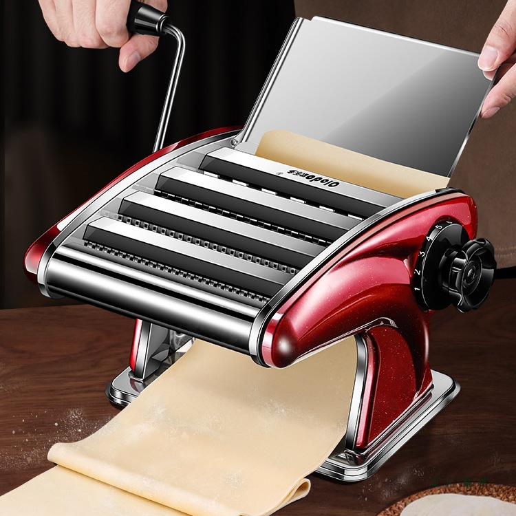 手动摇面擀面皮切面面条机家用小型压面机商用多功能饺子皮机