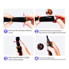 Factory Eyecurl Electric Eyelash Curler Mini Natural Long-lasting Portable Electric Heated Eyelash Curler