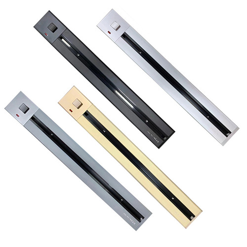 Surface-mounted power rail power socket, recessed concealed mobile rail socket, with insulated switch for immediate use.