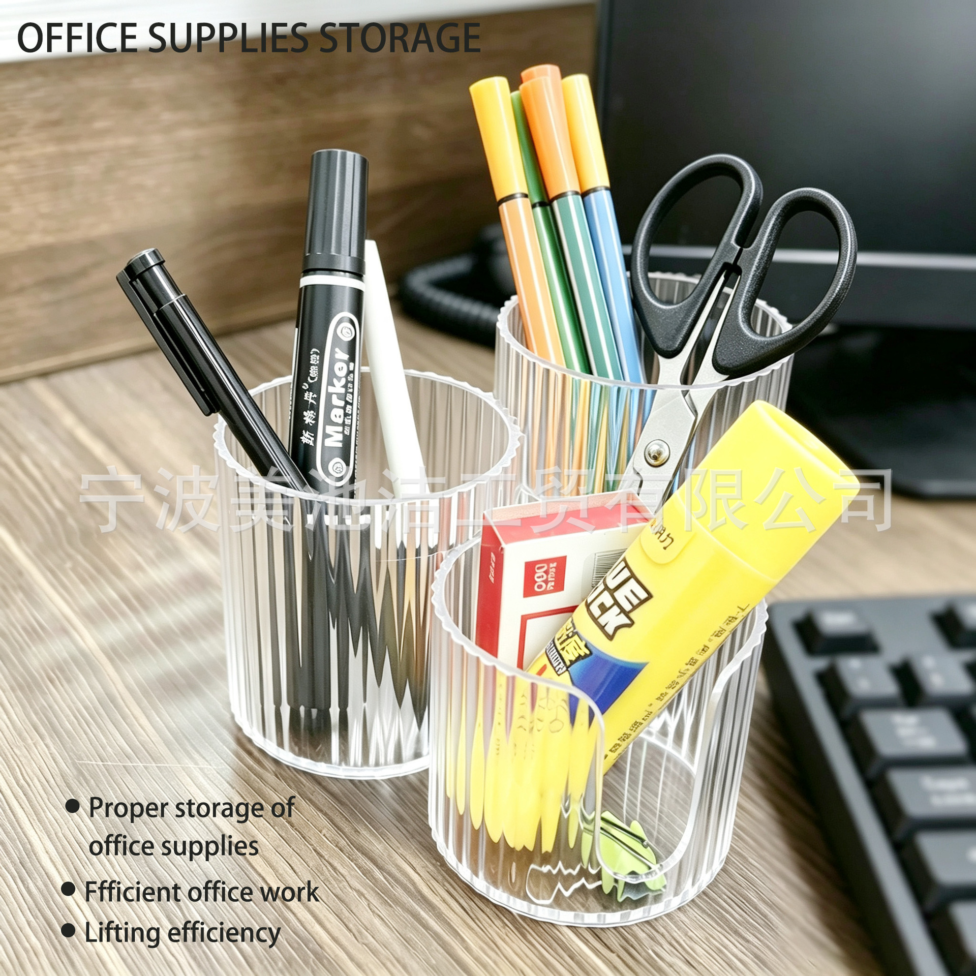 Makeup brush organizer, cosmetic storage box, eyebrow pencil holder, eyeshadow brush holder, lipstick box, large-capacity desktop vanity organizer
