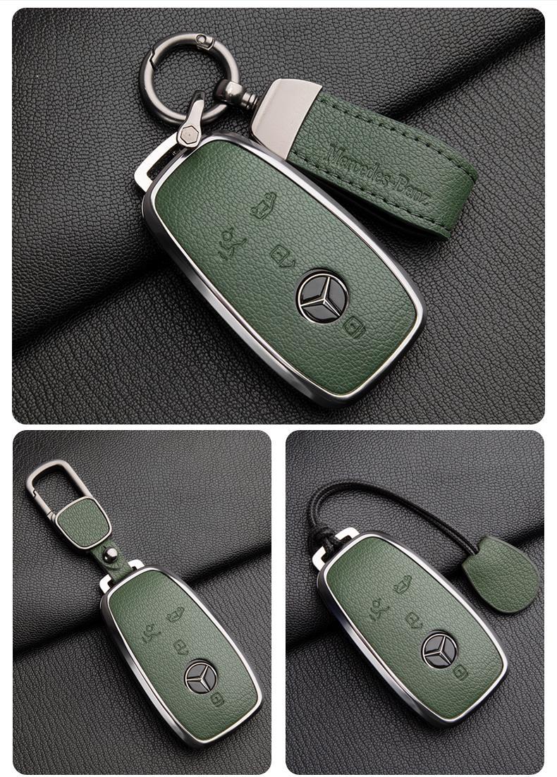 Suitable for the New Mercedes-Benz Vito Key Cover Genuine Leather 24 Models V300L Premium Version Vito V-Class V260 High-End Shell