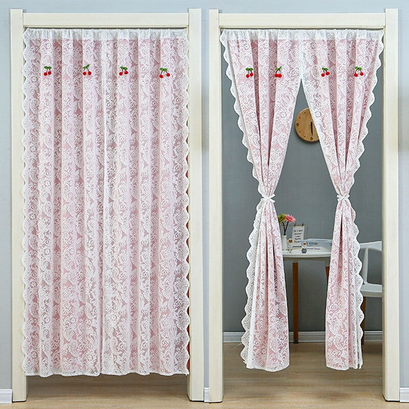 Lace Door Curtain, Half Curtain with a High-End Feel, New Style Partition Curtain for Bedroom, Home Room, Gauze Curtain, Bathroom Curtain Lace Door Curtain, Half Curtain with a High-End Feel, New Style Partition Curtain for Bedroom, Home Room, Gauze Curtain, Bathroom Curtain
