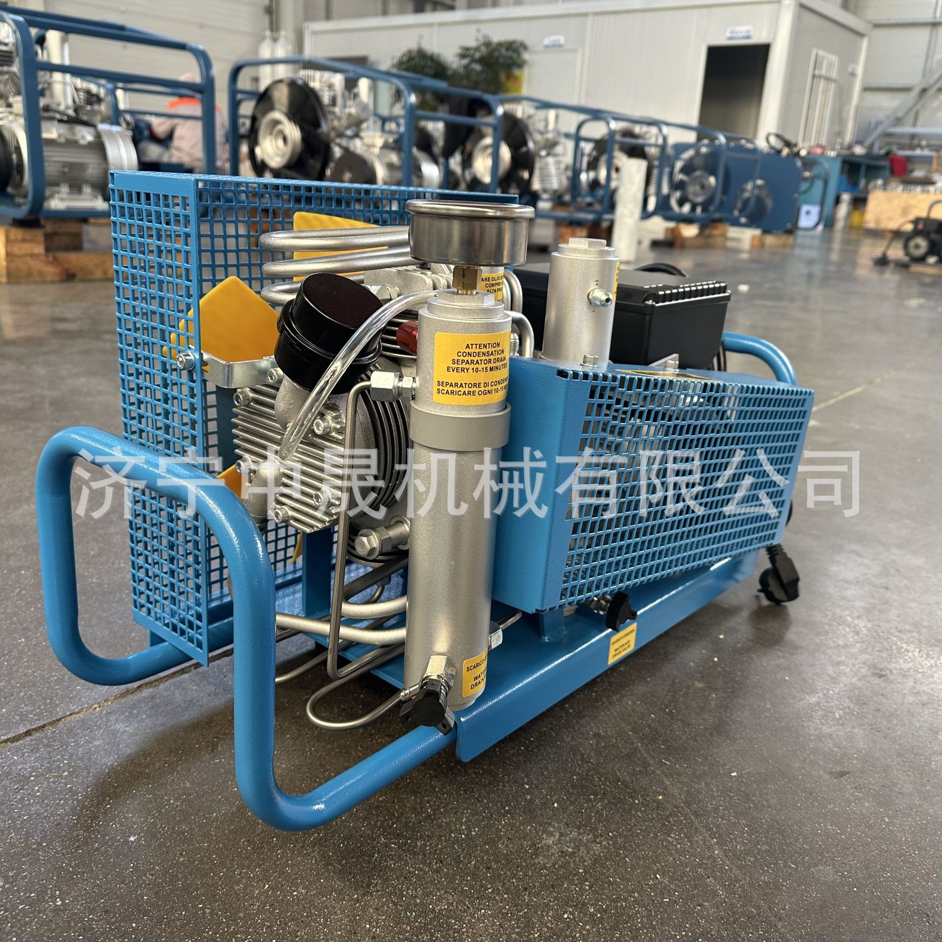 Suministro de bomba de llenado de aire rescate de minas RZX100 bomba de llenado de aire compresor de aire de alta presión