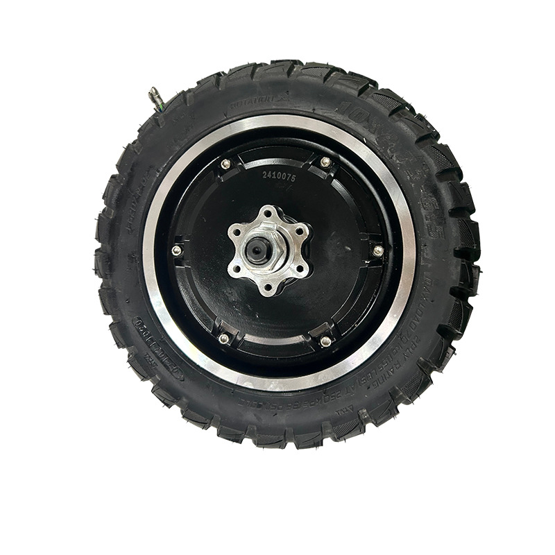 Motor de cubo sin cepillo especial para scooter kugoo G2 pro 10 pulgadas conjunto de ruedas traseras de potencia de freno de disco de neumáticos todoterreno