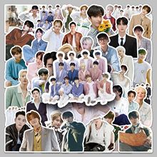 50张男团seventeen手机壳贴纸韩国明星周边Cup stickers手账贴画