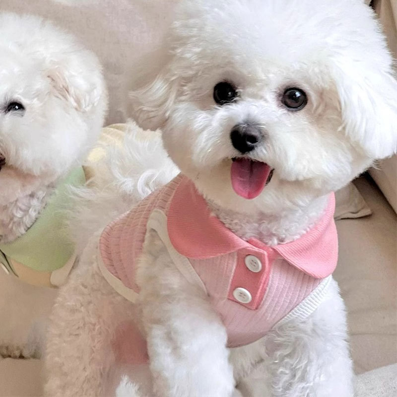 Camiseta casual rosa Aoli (borde blanco)