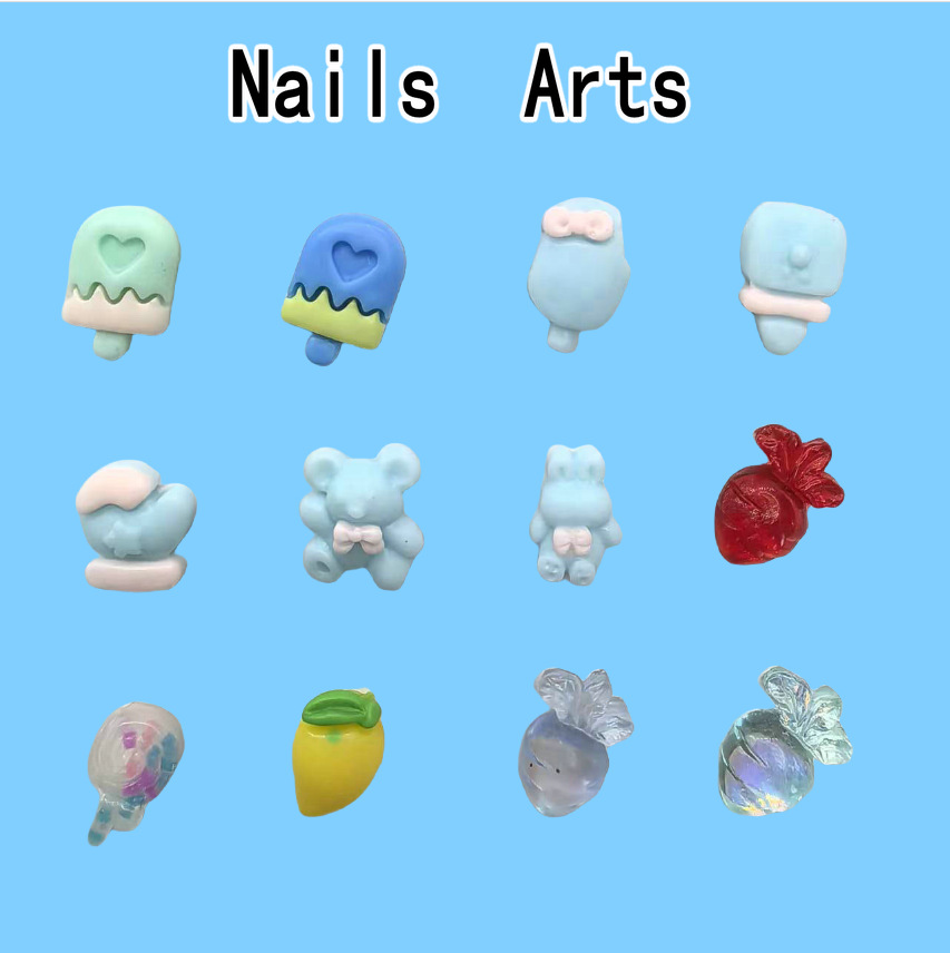 夏天萝卜冰淇淋美甲饰品配件批发0004.png