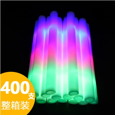Sponge colorful flashing light stick from foam