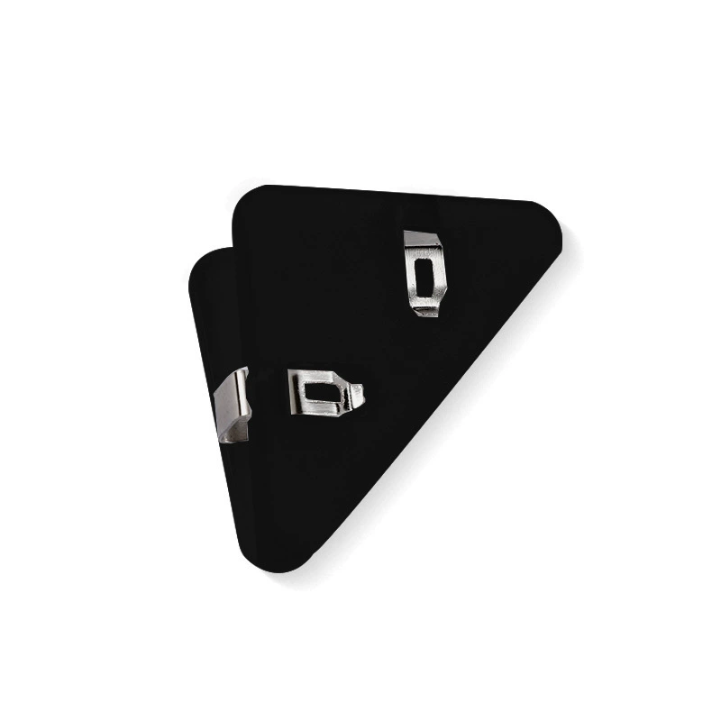 Triangular clip creative right-angle corner clip to prevent books from curling student test paper book corner anti-roller