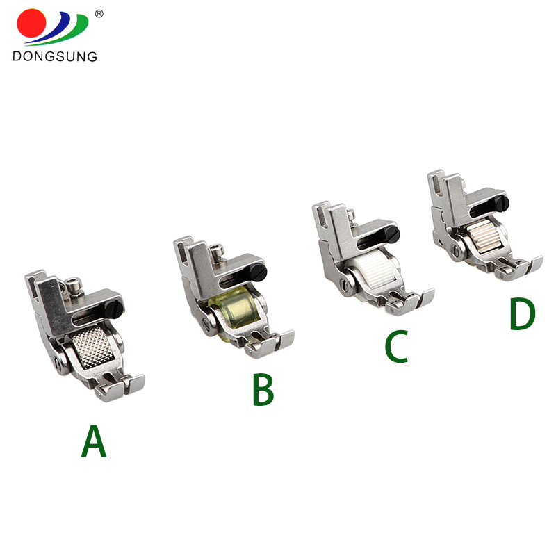 新款T3滚轮压脚 短柄可调拉链压脚 三合一全钢滚轮压脚