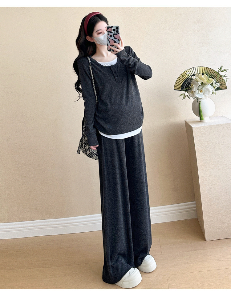 假?件上衣?腿?外穿??孕?套?