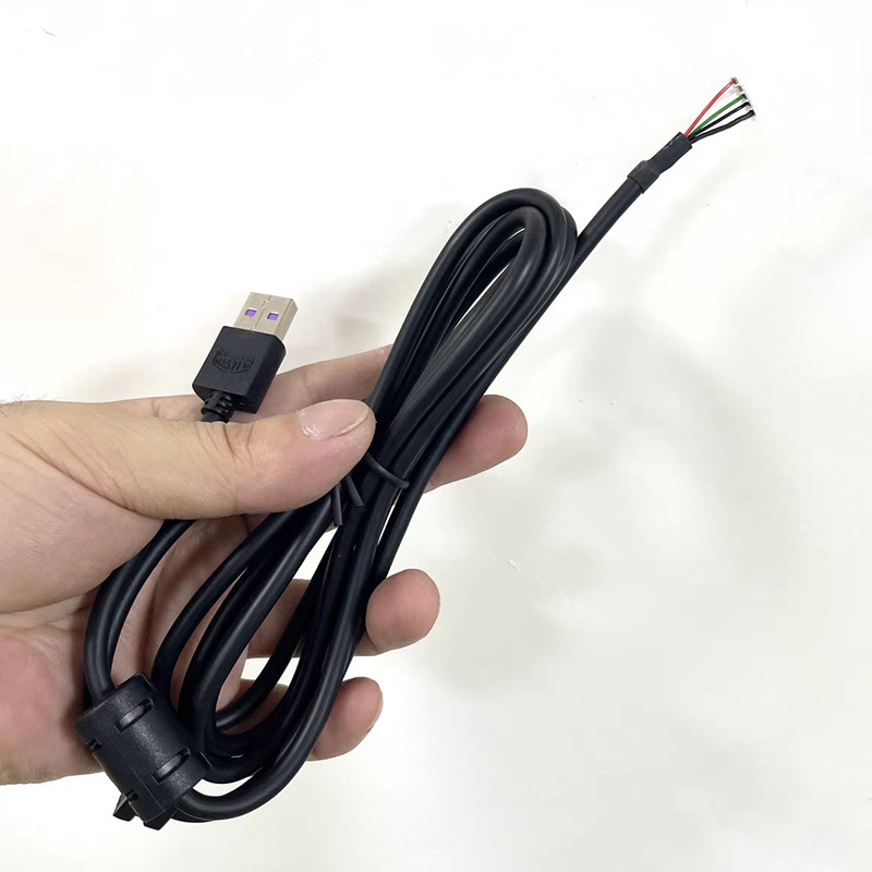 适用于鼠标键盘type-c伞绳线五芯带电阻软布键盘typec充电线1.5米|undefined