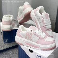 莆田純正オリジナルシューズ MLB 厚底靴 カップルカジュアルシューズ 男女兼用シューズ ロートップスニーカー 軽量先輩靴ボード