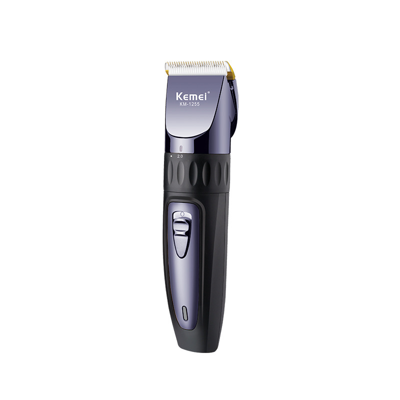 Cortadora de cabello eléctrica al por mayor transfronteriza kemei KM-1255 mini cargador de cortadora de cabello recargable universal