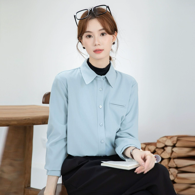 Толстые шерстистые рубашки женские профессиональные поездки осенью и зимой