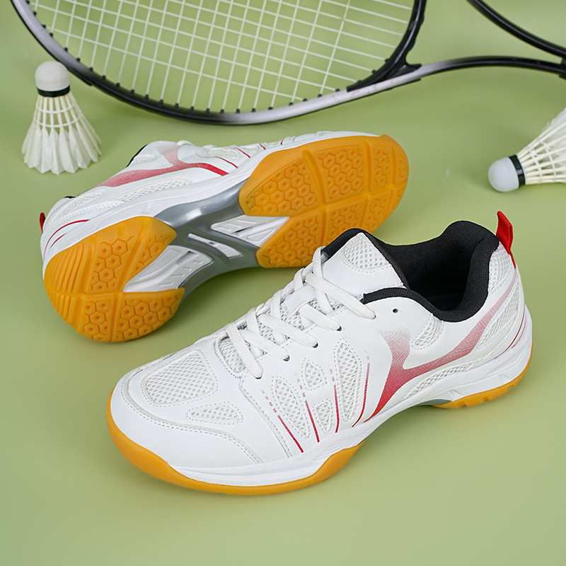 Professional Badminton Shoes for Couples, Non-Slip and Wear-Resistant Tendon Sole Sports Shoes, Volleyball Tennis Training Shoes, Table Tennis Shoes for Men