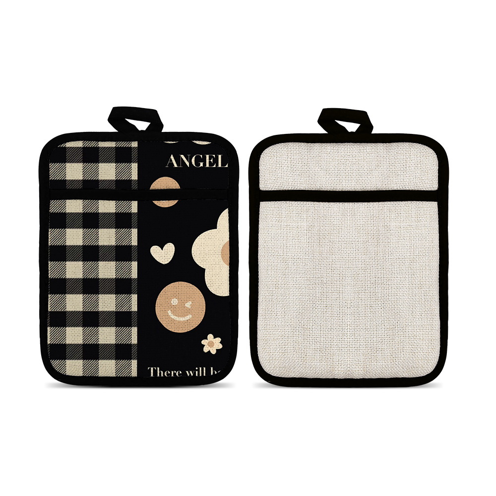 Nueva almohadilla de aislamiento térmico impresión de transferencia de calor almohadilla de aislamiento térmico de silicona estera anti-escaldado plato almohadilla de aislamiento térmico material al por mayor