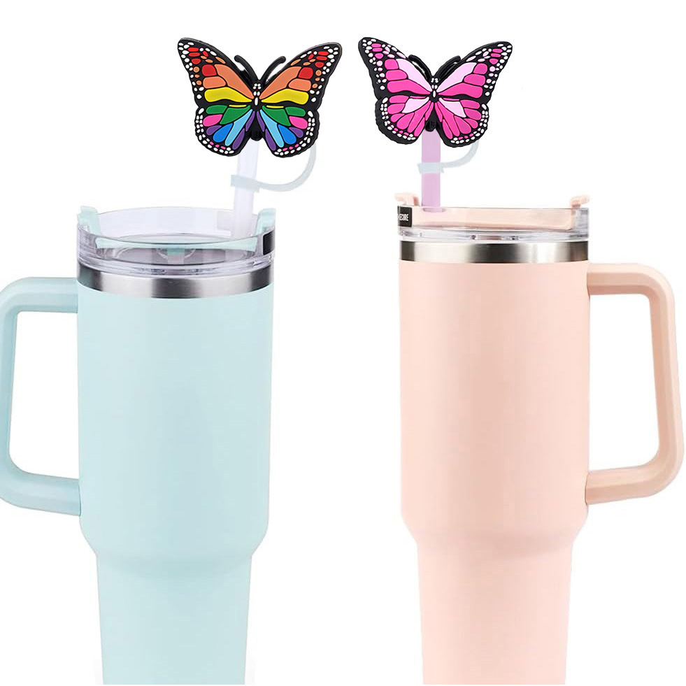 8-10 mml Stanley dust hat Stanley butterfly straw hat straw plug dust hat cartoon straw cover