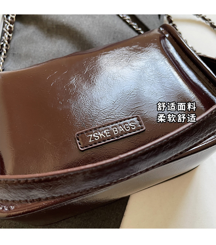 Fashionable single-shoulder bag, casual women's bag 2025 Summer new Korean style, ins style, versatile, hand-held crossbody small square bag Specification drawing