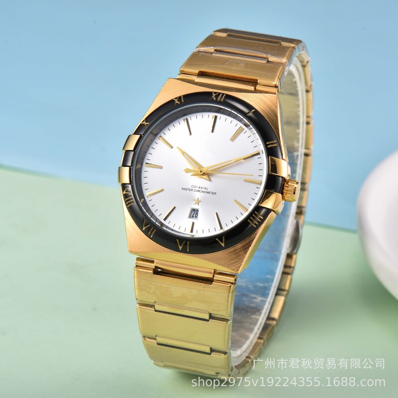 Manufacturer Wholesale Aliexpress Men's Three-Hand High-Quality Leather Strap Quartz Constellation European-Style Men's Wristwatch One-Piece Wholesale Manufacturer Wholesale Aliexpress Men's Three-Hand High-Quality Leather Strap Quartz Constellation European-Style Men's Wristwatch One-Piece Wholesale