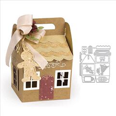 Cutting knife mold Christmas series box carbon steel embossed knife mold DIY handmade mold scrapbook etching knife mold