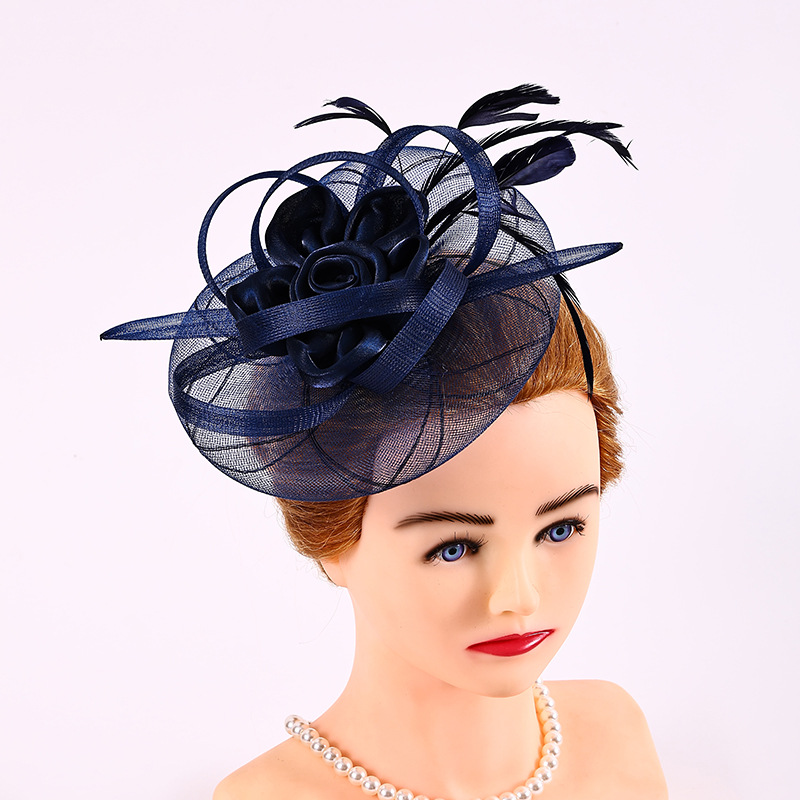 Cross-border supply European and American style bridal headpiece, ladies' hat for the Horse Racing Festival, Amazon party hat, best-selling item