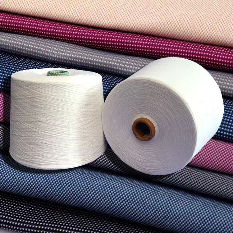 赛络纺涤棉纱18支20支26支30支32支T65/C35包漂白