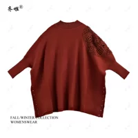 knitted trench coat из искусственного меха, свитер, куртка, (обмен через границы), оверсайз