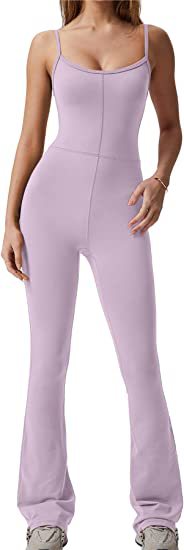 2023 transfronteriza Amazon nuevo apretado pantalones de mono de costura de color sólido europeo y americano