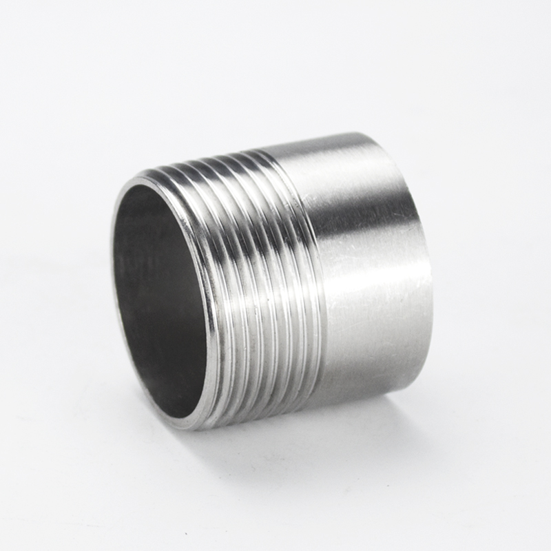 304 acero inoxidable de un solo extremo de alambre de diente de alambre exterior rosca a través de tubería de agua soldada 201 conector de filamento corto 6 minutos 4 minutos 316L