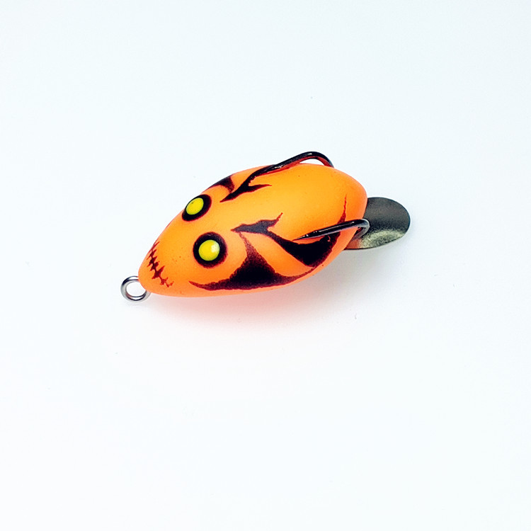 Tailandia estilo pequeño trueno Rana nuevo doble gancho Rana hueco suave trueno Rana negro pescado Luya cebo transfronterizo caja caliente