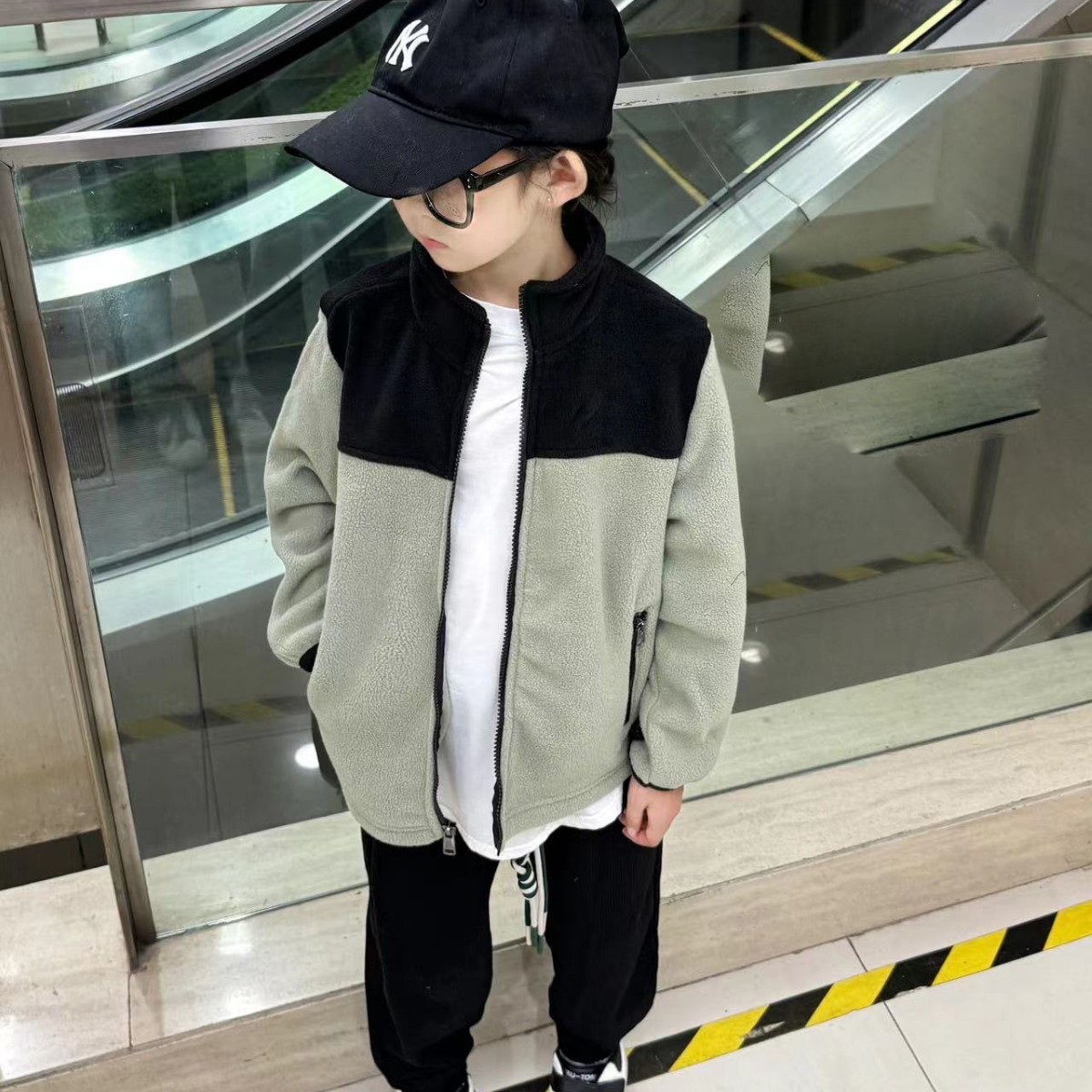 Beijia 1990 fleece-lined warm jacket, cardigan, children's clothing, three-in-one fleece jacket, wholesale
