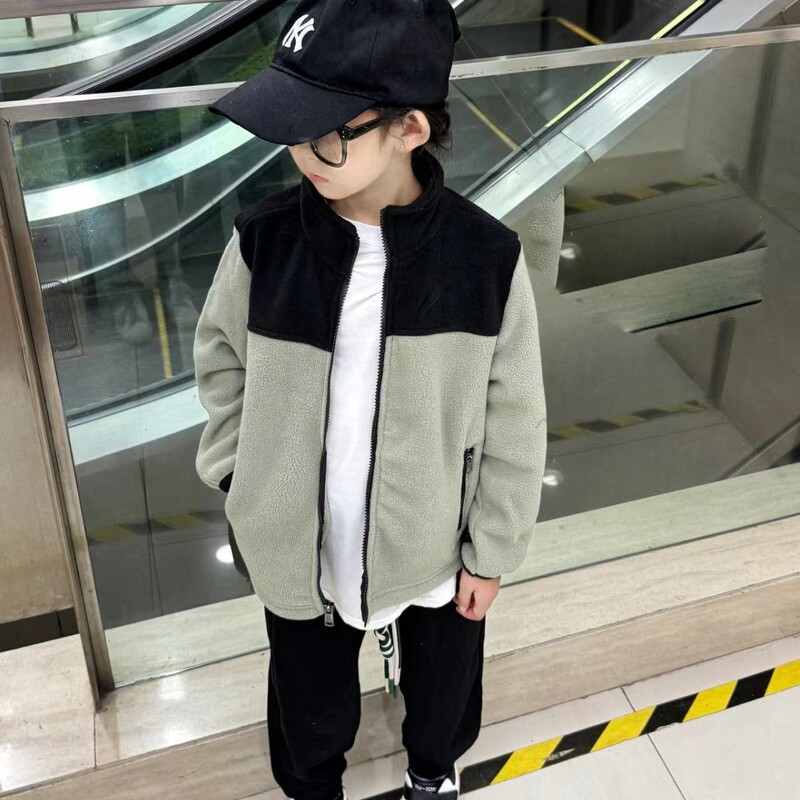 Beijia 1990 fleece-lined warm jacket, cardigan, children's clothing, three-in-one fleece jacket, wholesale