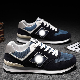 Casual sports shoes for men's trendy and versatile Korean version of low-top running shoes fashionable mesh breathable couples Forrest Gump shoes