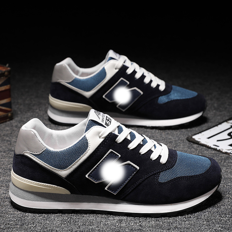 Casual sneaker men's fashionable versatile Korean-style low-top running shoes fashionable mesh breathable couple's Argan shoes