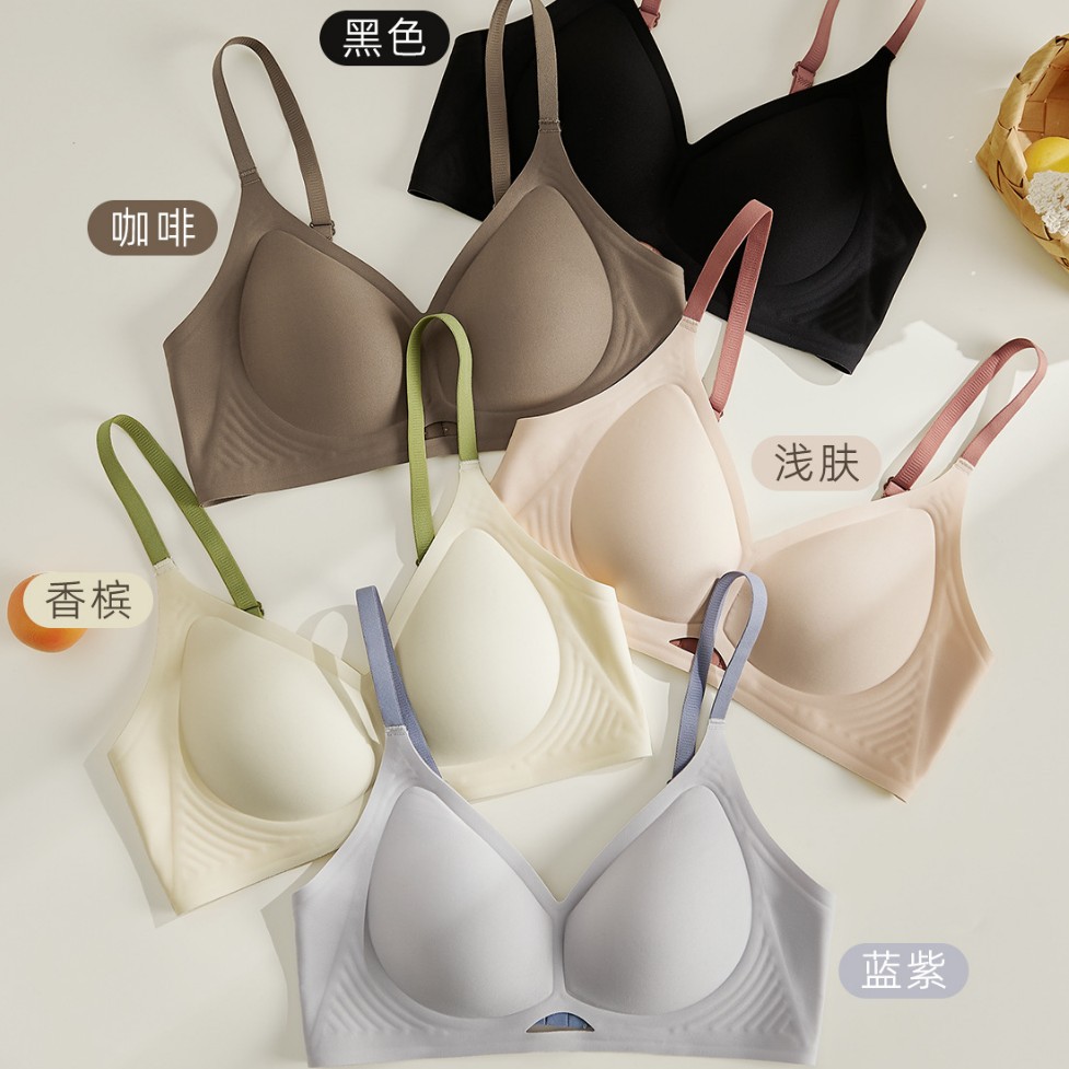 Venta directa de fábrica comercio electrónico transfronterizo Sudeste de Asia Vietnam Tailandia damas sin costuras sujetador de recogida lateral cómodo