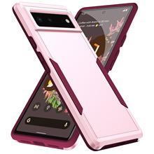 新品 Pixel 6简约款手机壳开拓者二合一手机壳纯色无线充电手机壳