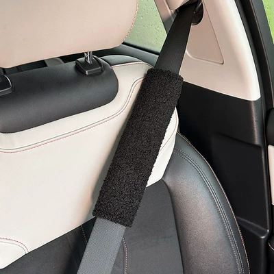 Car Seat Belt Shoulder Protector Seat belt shoulder pad - sheppard-black-shoulder-pads