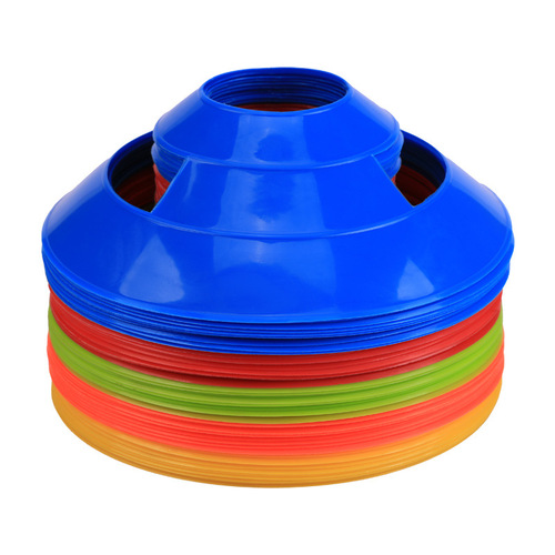Football training marker disc obstacle hollow windproof marker cone basketball agility training equipment marker plate road sign