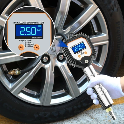 High-Precision Digital Tire, Shiyong Air pressure gauge/tire pressure gauge