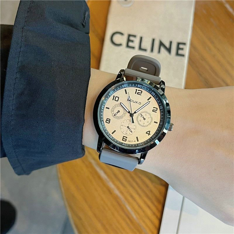 New Watch for Men and Women, Same Style Ins for Middle and High School Students, High-Looking, Luminous, Waterproof, Student Party, Large Dial, Niche