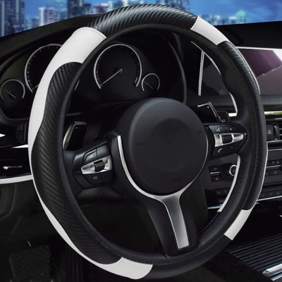 All Seasons, Cross-Border E-Commerce Model, Handlebar — Steering wheel cover - white-38cm