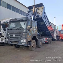 厂家直销二手豪沃后八轮自卸车 7.6-7.8米右驾驶前四后八自卸车